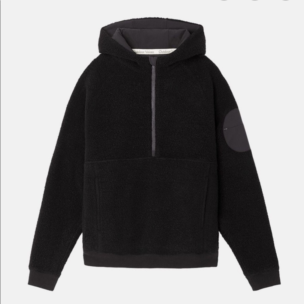 Outdoor Voices Megafleece hoodie black